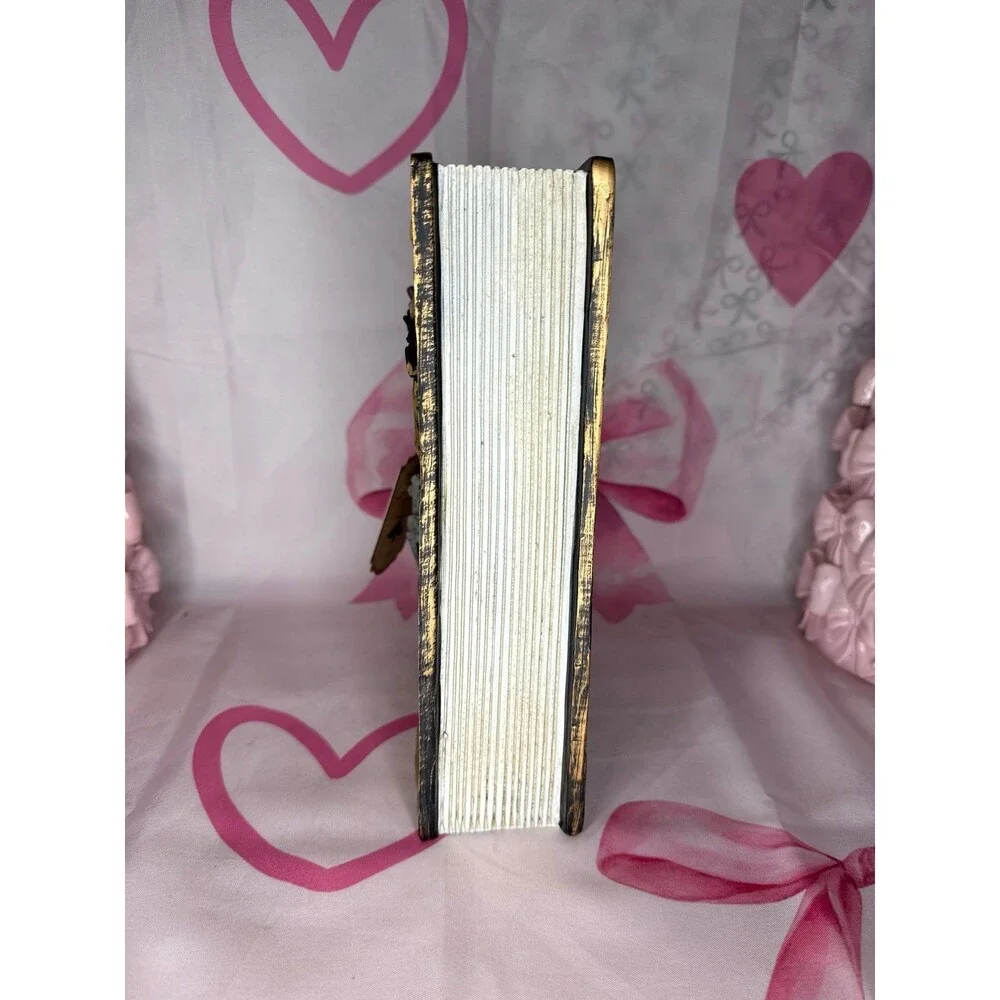 Halloween Ghost Swinging on Tree inside a book